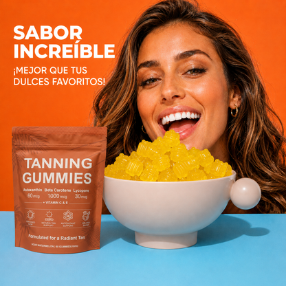 Gomitas bronceadoras para que el verano dure más en tu piel