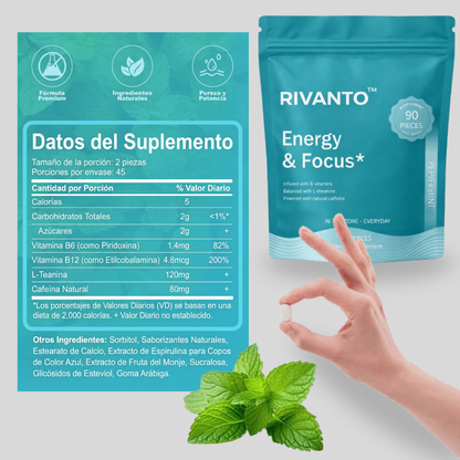 Energía y Focus | Suplemento para sentir más energía y concentración