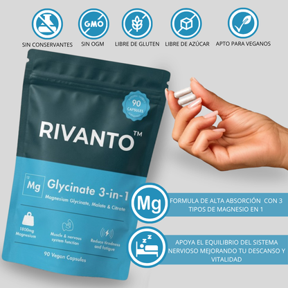 Triple magnesio | Energía, Relajación Muscular y Bienestar Mental
